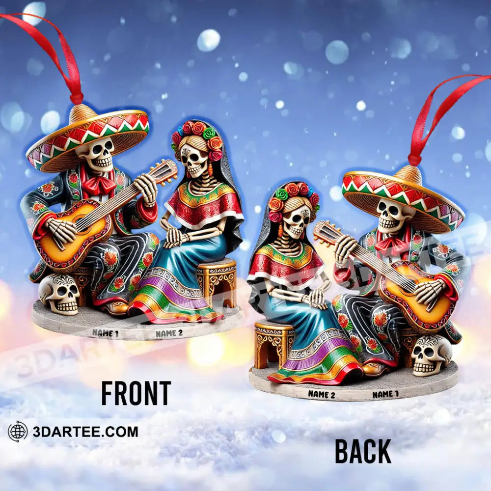 Dia De Los Muertos Home Decor Christmas Ornament Personalized Ornament Ornament