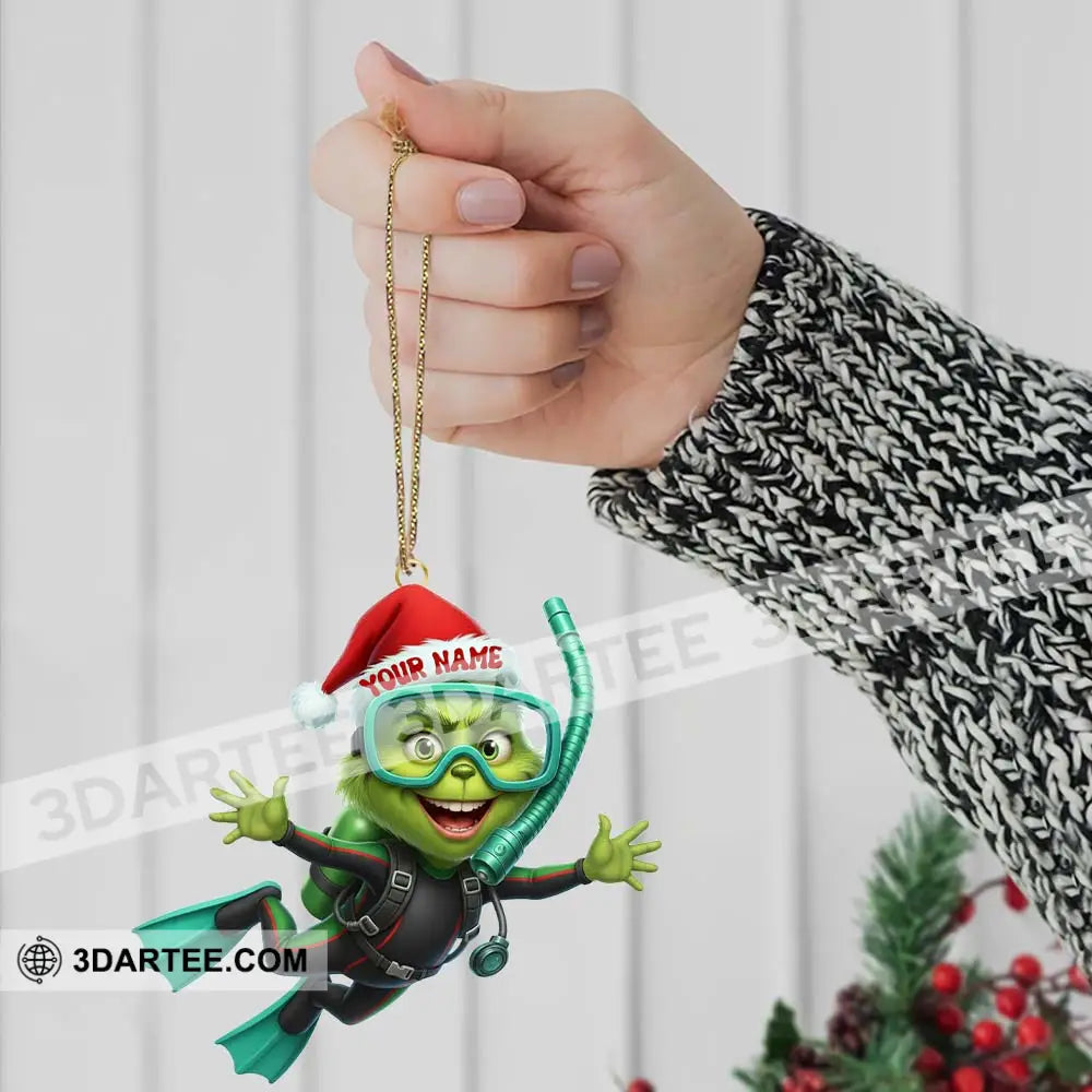 Diver ELF Home Decor Christmas Ornament Personalized Ornament Ornament