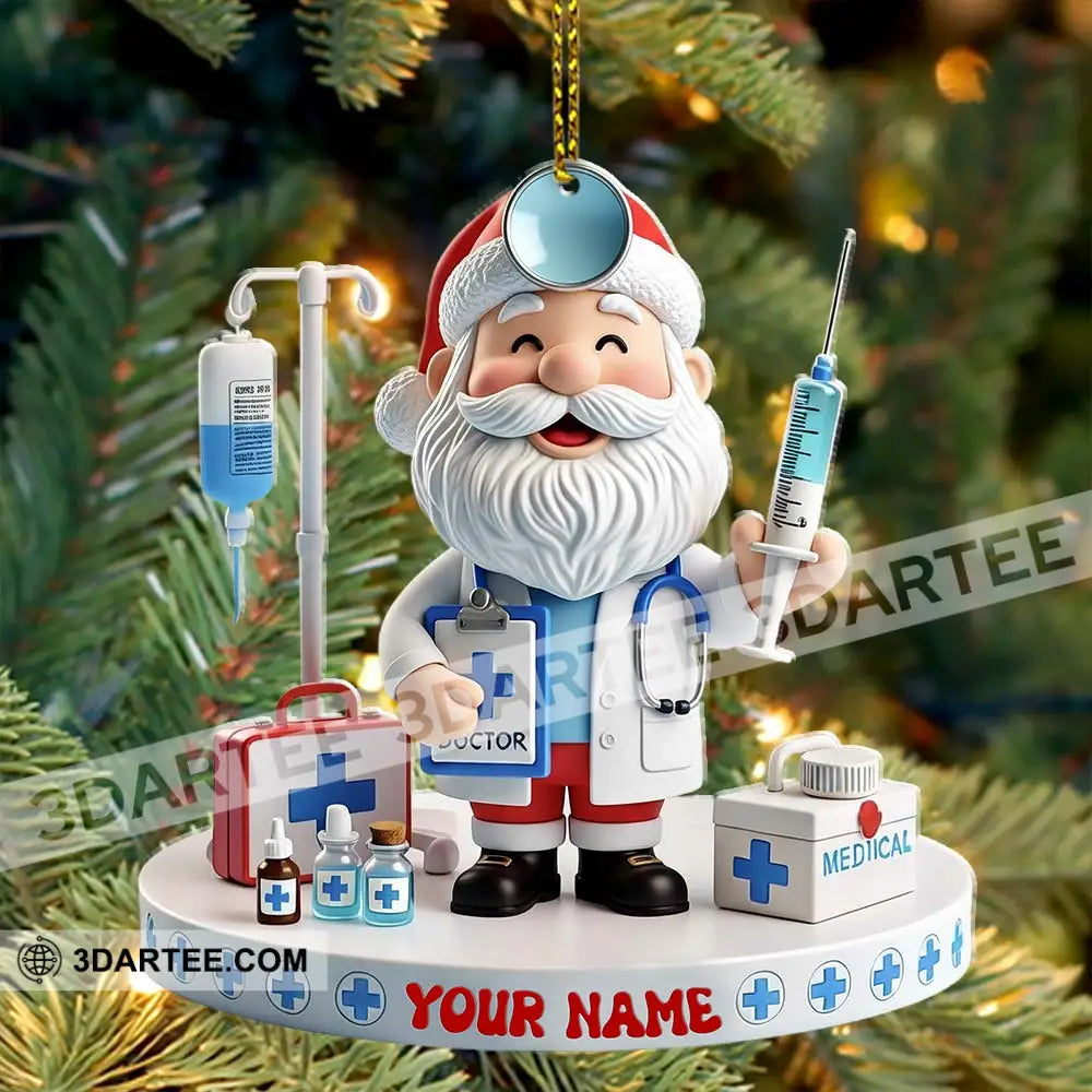 Doctor Home Decor Christmas Ornament Personalized Ornament Ornament