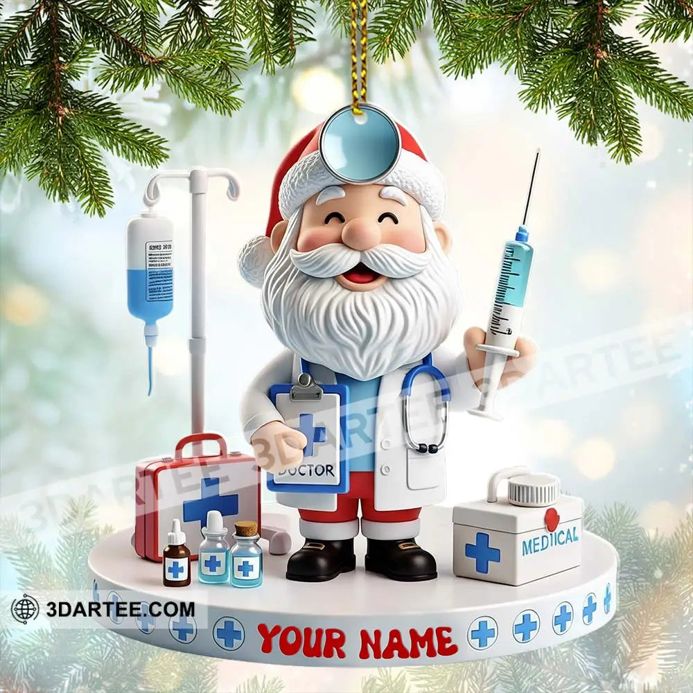 Doctor Home Decor Christmas Ornament Personalized Ornament Ornament