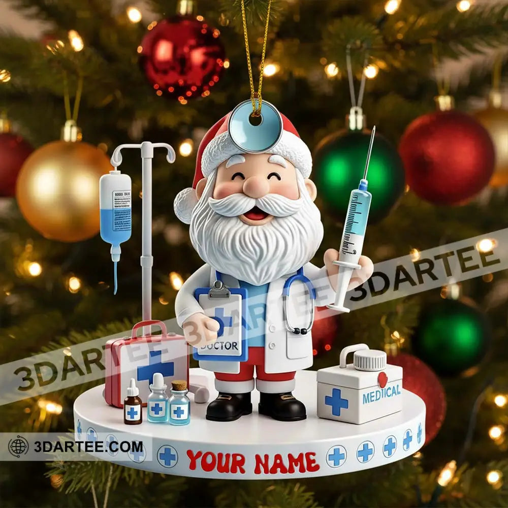 Doctor Home Decor Christmas Ornament Personalized Ornament Ornament