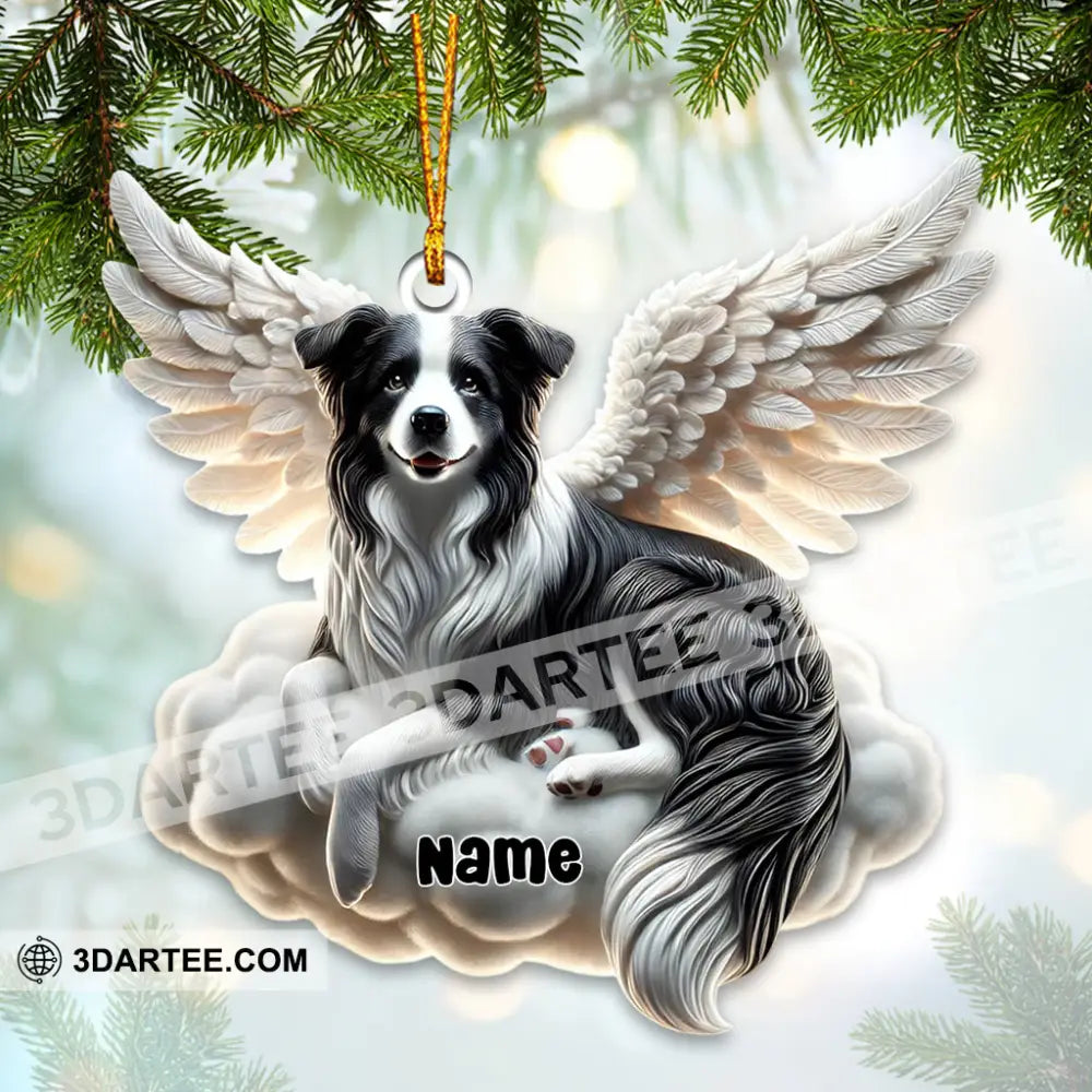 Dog Angel Christmas Home Decor Christmas Ornament Personalized Ornament Ornament