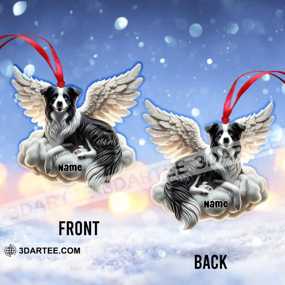 Dog Angel Christmas Home Decor Christmas Ornament Personalized Ornament Ornament