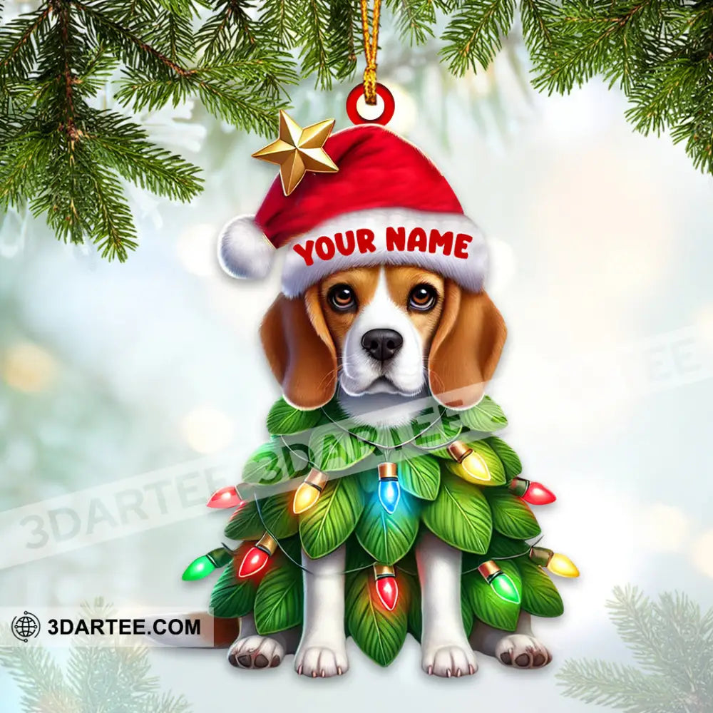 Dog Christmas Home Decor Christmas Ornament Personalized Ornament Ornament