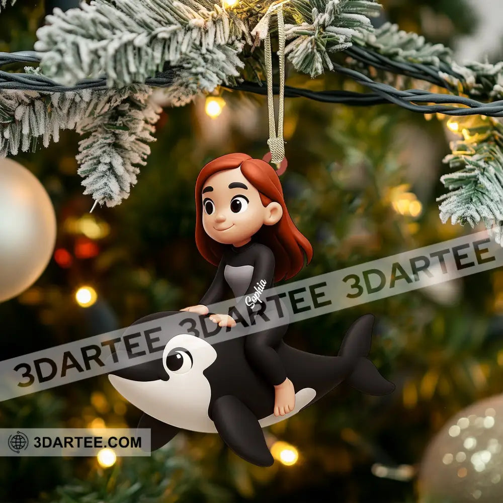 Dolphin Training Home Decor Christmas Ornament Personalized Ornament Ornament