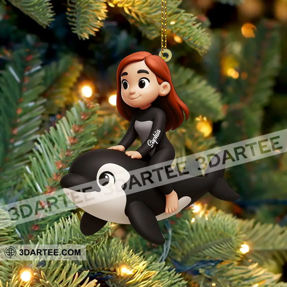 Dolphin Training Home Decor Christmas Ornament Personalized Ornament Ornament