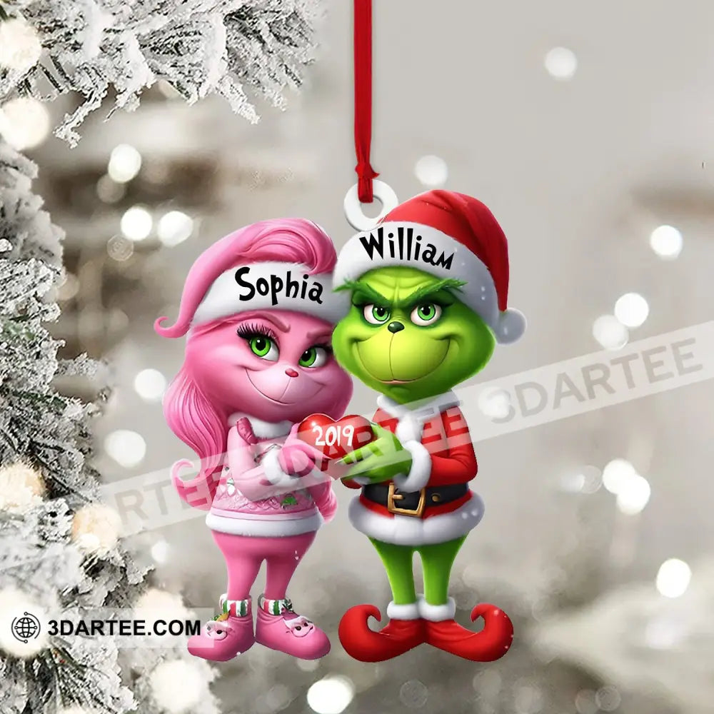 ELF Couple Christmas Ornament Personalized Ornament Ornament