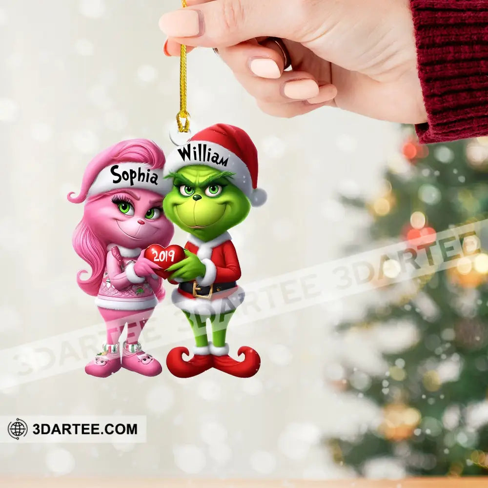 ELF Couple Christmas Ornament Personalized Ornament Ornament
