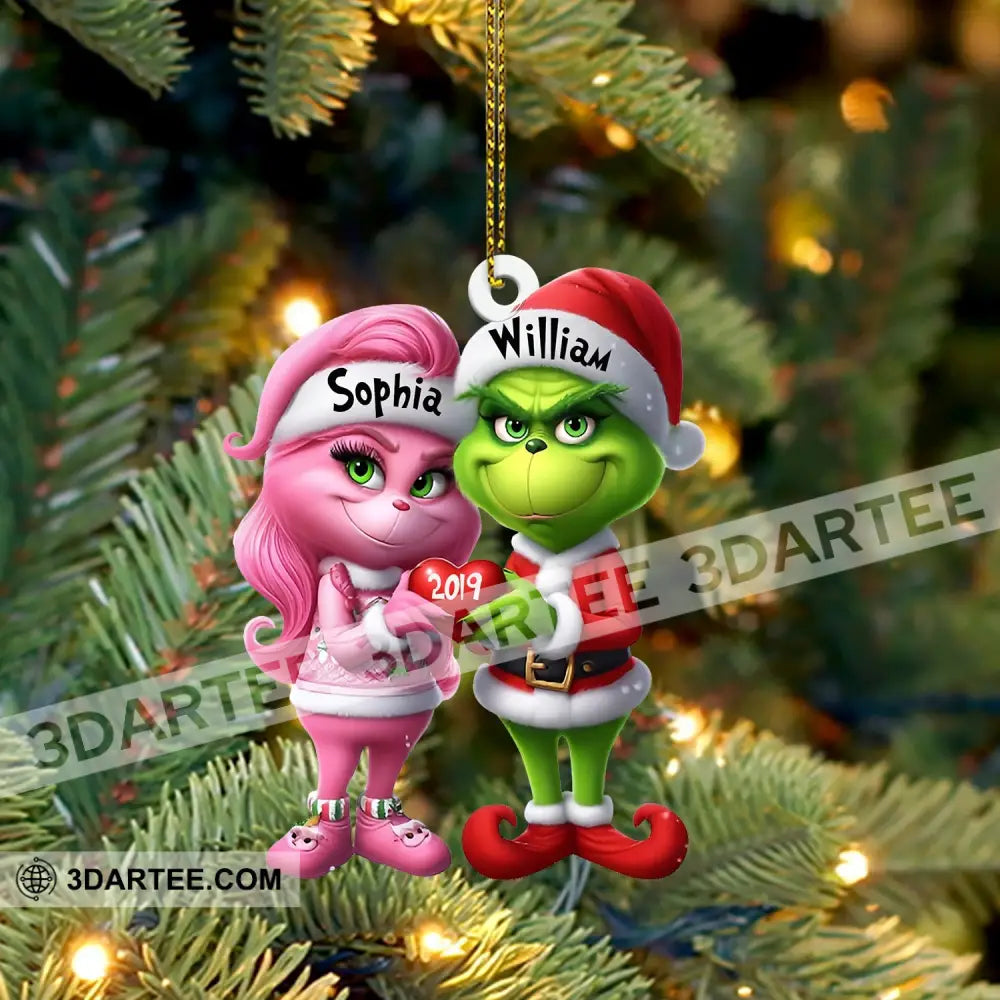 ELF Couple Christmas Ornament Personalized Ornament Ornament