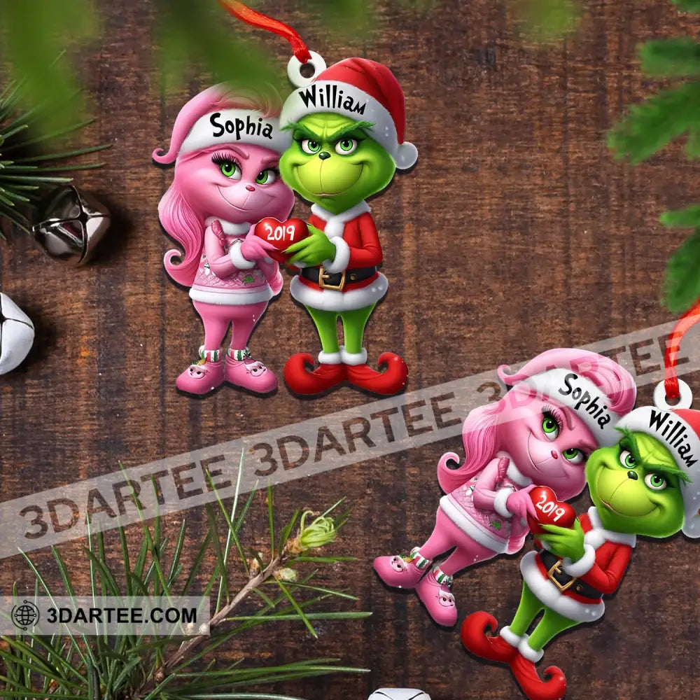 ELF Couple Christmas Ornament Personalized Ornament Ornament