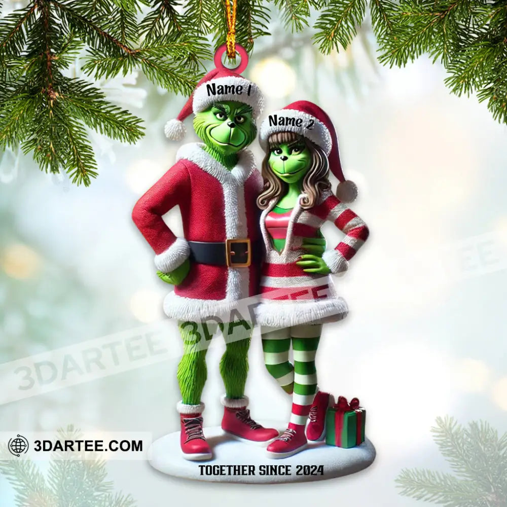 ELF Couple Home Decor Christmas Ornament Personalized Ornament Ornament
