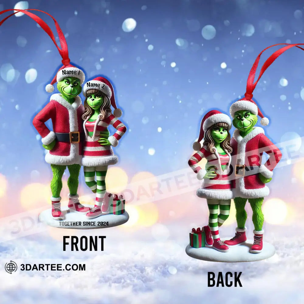 ELF Couple Home Decor Christmas Ornament Personalized Ornament Ornament