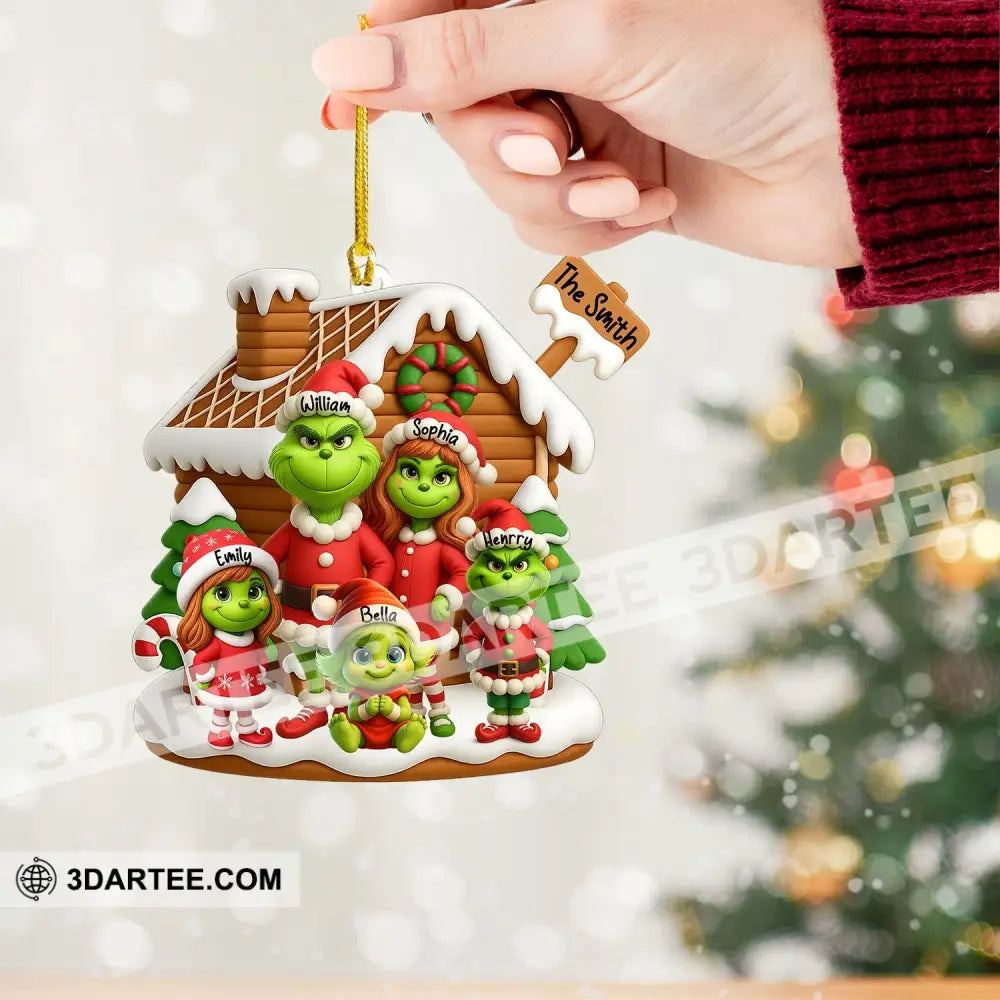 ELF Family Christmas Home Decor Christmas Ornament Personalized Ornament Ornament