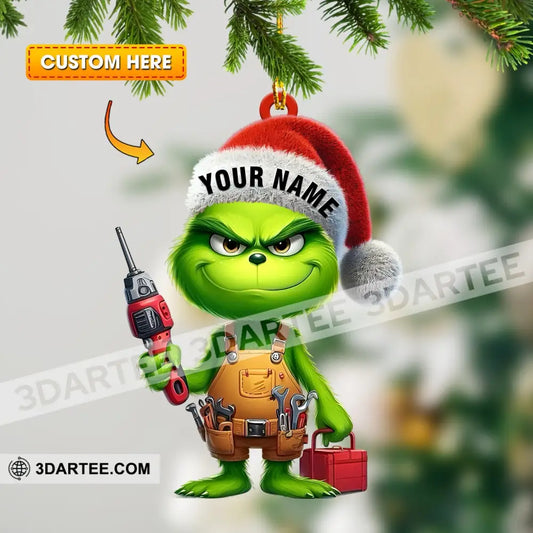ELF Repairman Decor Christmas Ornament Personalized Ornament 3.54’’ / 1 Ornament Ornament