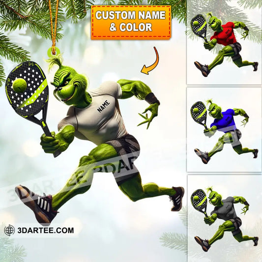 ELF Tennis Player Home Decor Christmas Ornament Personalized Ornament 3.54’’ / 1 Ornament Ornament
