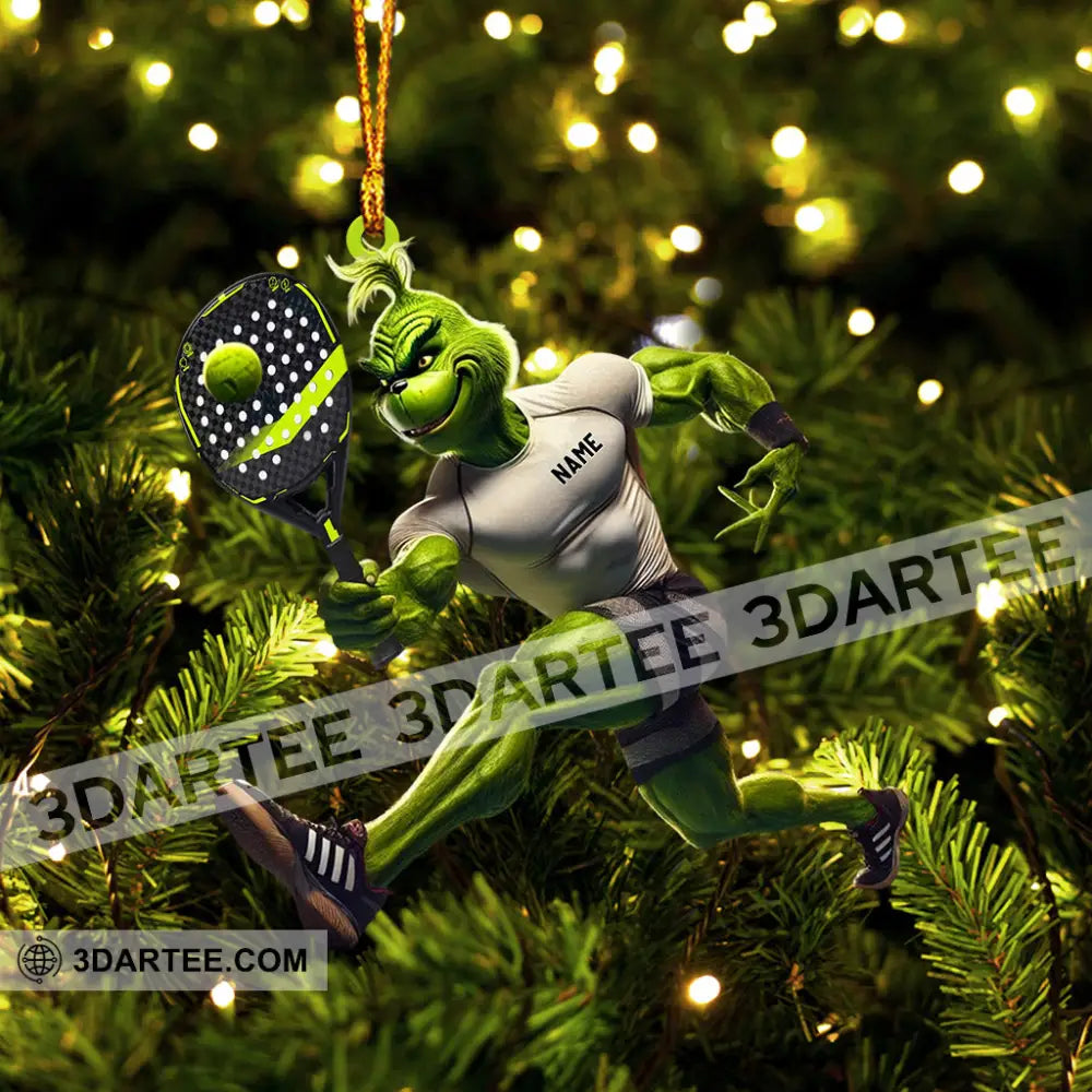 ELF Tennis Player Home Decor Christmas Ornament Personalized Ornament Ornament