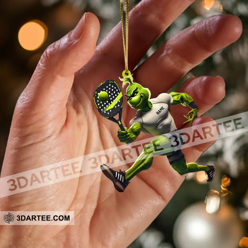 ELF Tennis Player Home Decor Christmas Ornament Personalized Ornament Ornament