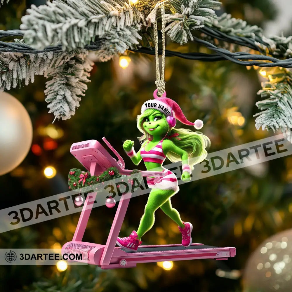 ELF Treadmill Decor Christmas Ornament Personalized Ornament 3.54’’ / 1 Ornament Ornament