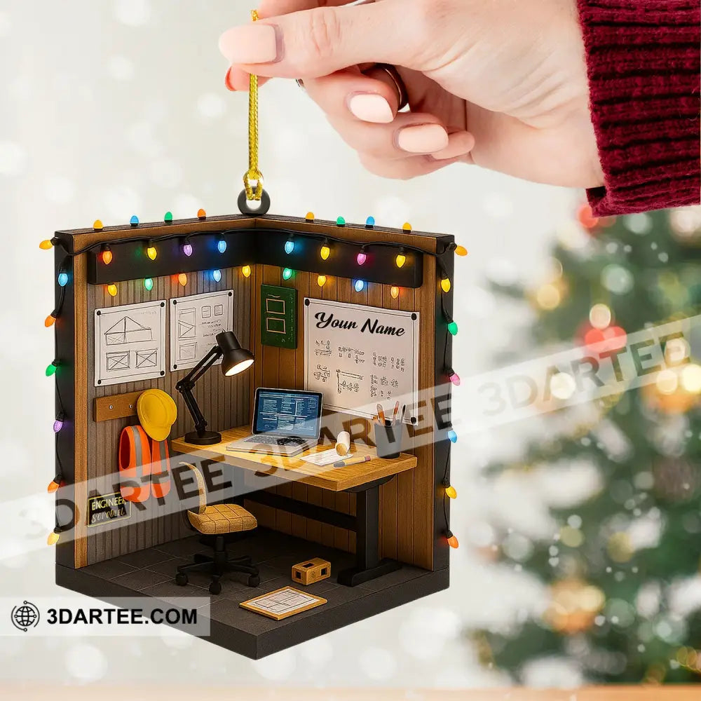 Engineer Corner Home Decor Christmas Ornament Personalized Ornament Ornament