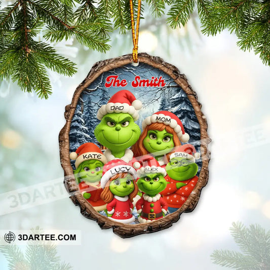 Family Christmas Home Decor Christmas Ornament Personalized Ornament 3.54’’ / 1 Ornament Ornament