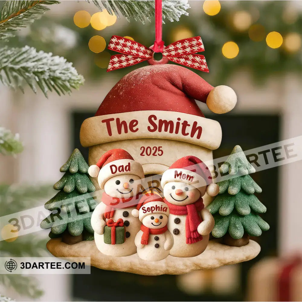 Family Christmas Home Decor Christmas Ornament Personalized Ornament Ornament