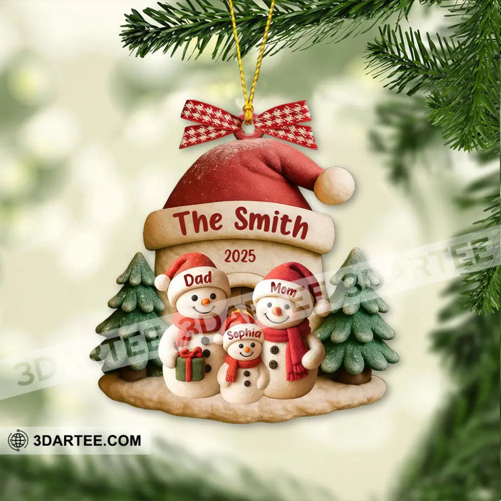 Family Christmas Home Decor Christmas Ornament Personalized Ornament Ornament