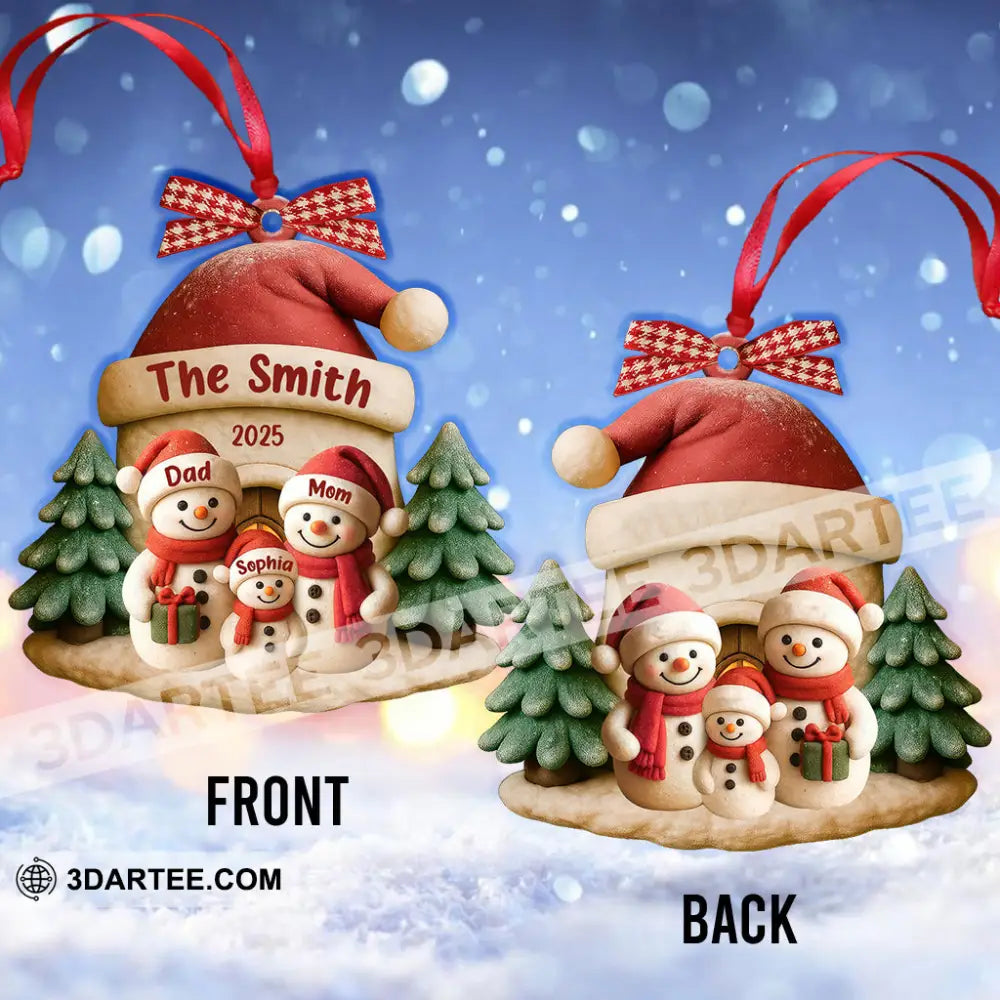 Family Christmas Home Decor Christmas Ornament Personalized Ornament Ornament