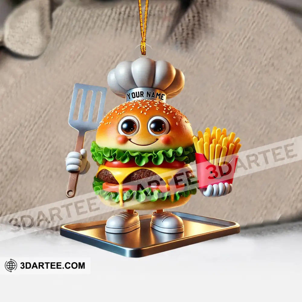 Fast Food Home Decor Christmas Ornament Personalized Ornament Ornament