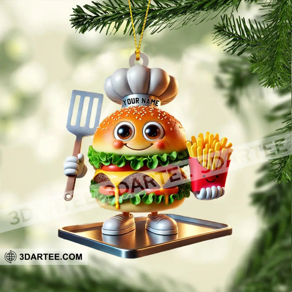 Fast Food Home Decor Christmas Ornament Personalized Ornament Ornament