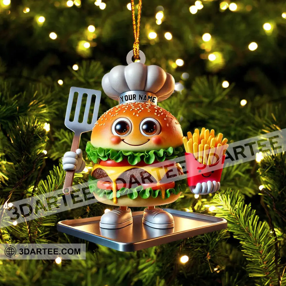 Fast Food Home Decor Christmas Ornament Personalized Ornament Ornament