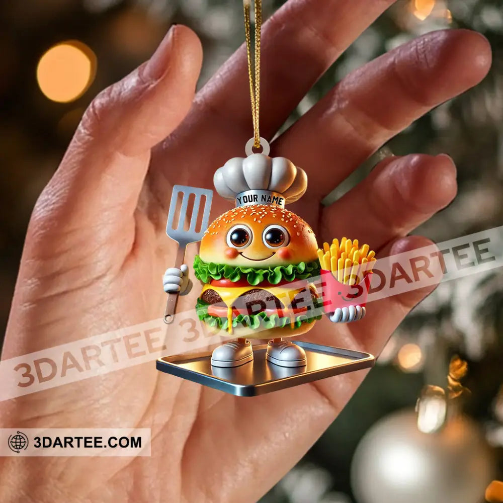 Fast Food Home Decor Christmas Ornament Personalized Ornament Ornament