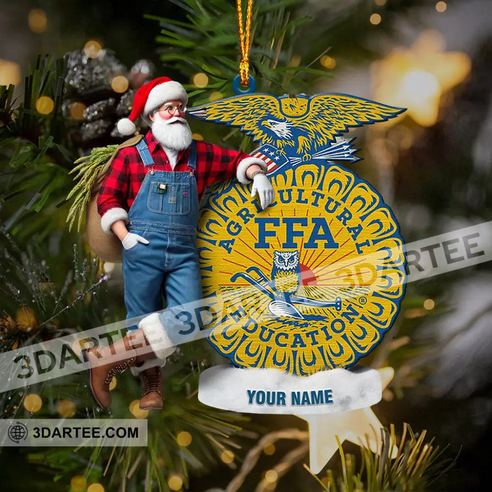 FFA Education Christmas Ornament Personalized Ornament 3.54’’ / 1 Ornament Ornament