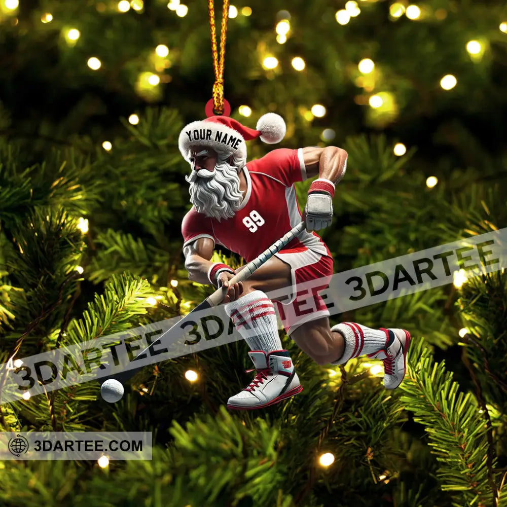 Field Hockey Home Decor Christmas Ornament Personalized Ornament Ornament