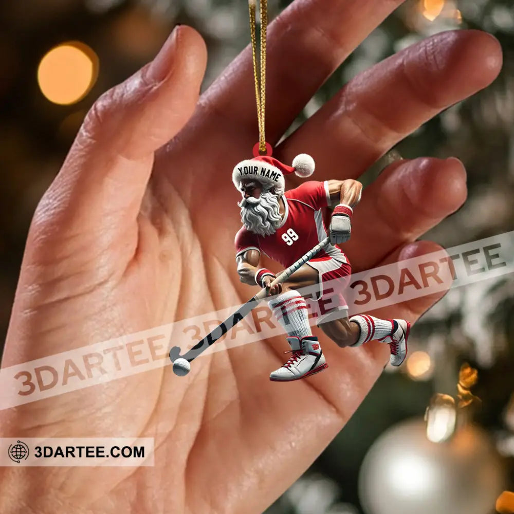 Field Hockey Home Decor Christmas Ornament Personalized Ornament Ornament