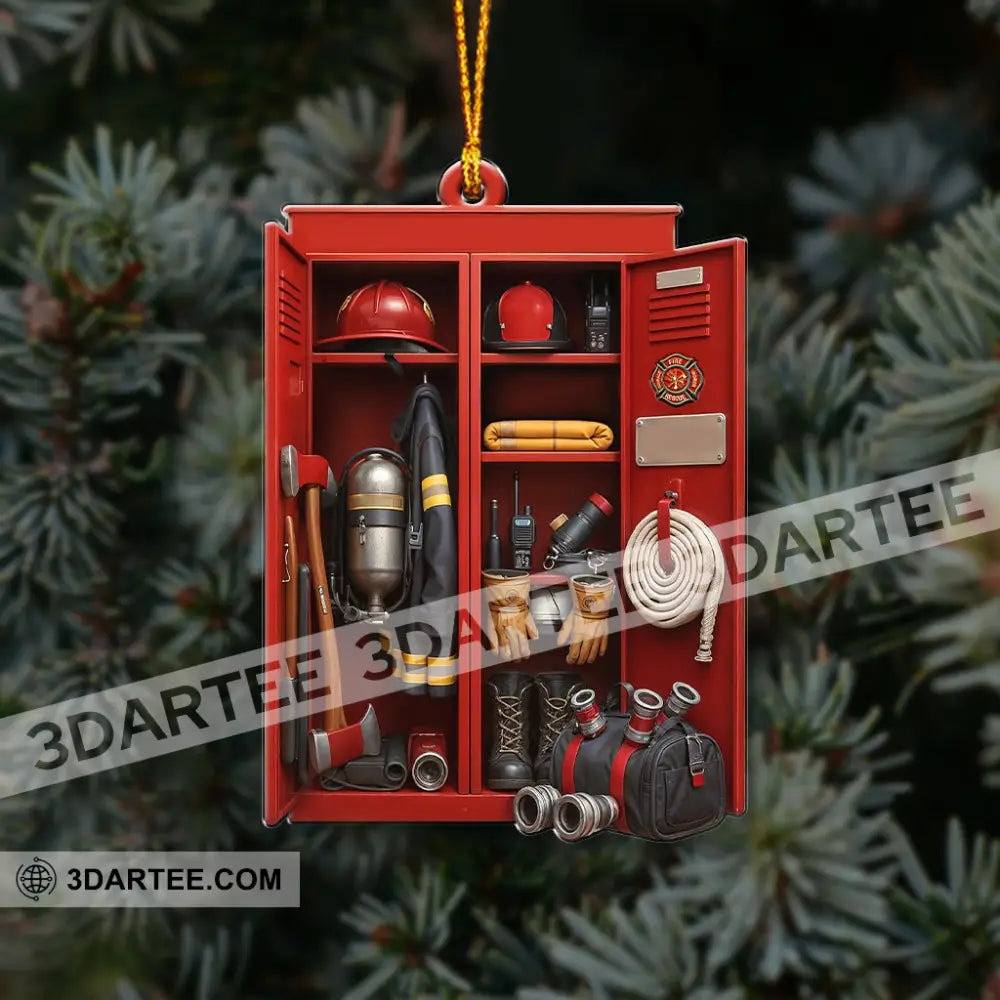 Fireman Corner Home Decor Christmas Ornament Personalized Ornament Ornament