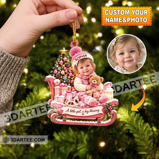 First Christmas Baby Home Decor Christmas Ornament Personalized Ornament - 3.54’’ / 1 Ornament - Ornament
