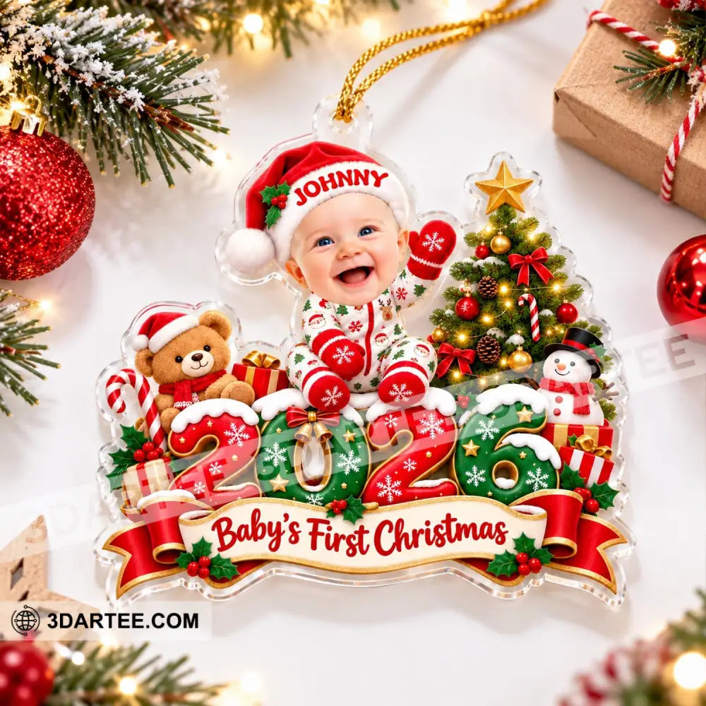 First Christmas Baby Home Decor Christmas Ornament Personalized Ornament - Ornament