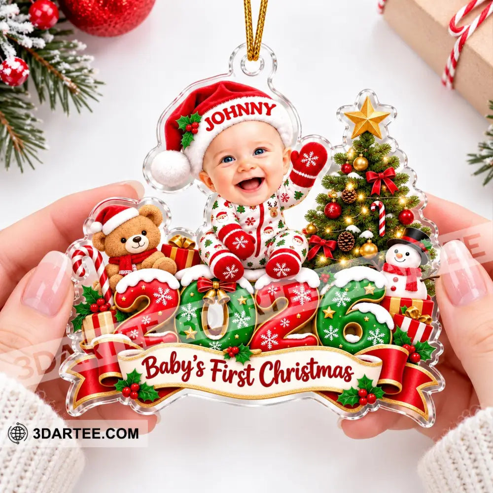 First Christmas Baby Home Decor Christmas Ornament Personalized Ornament - Ornament