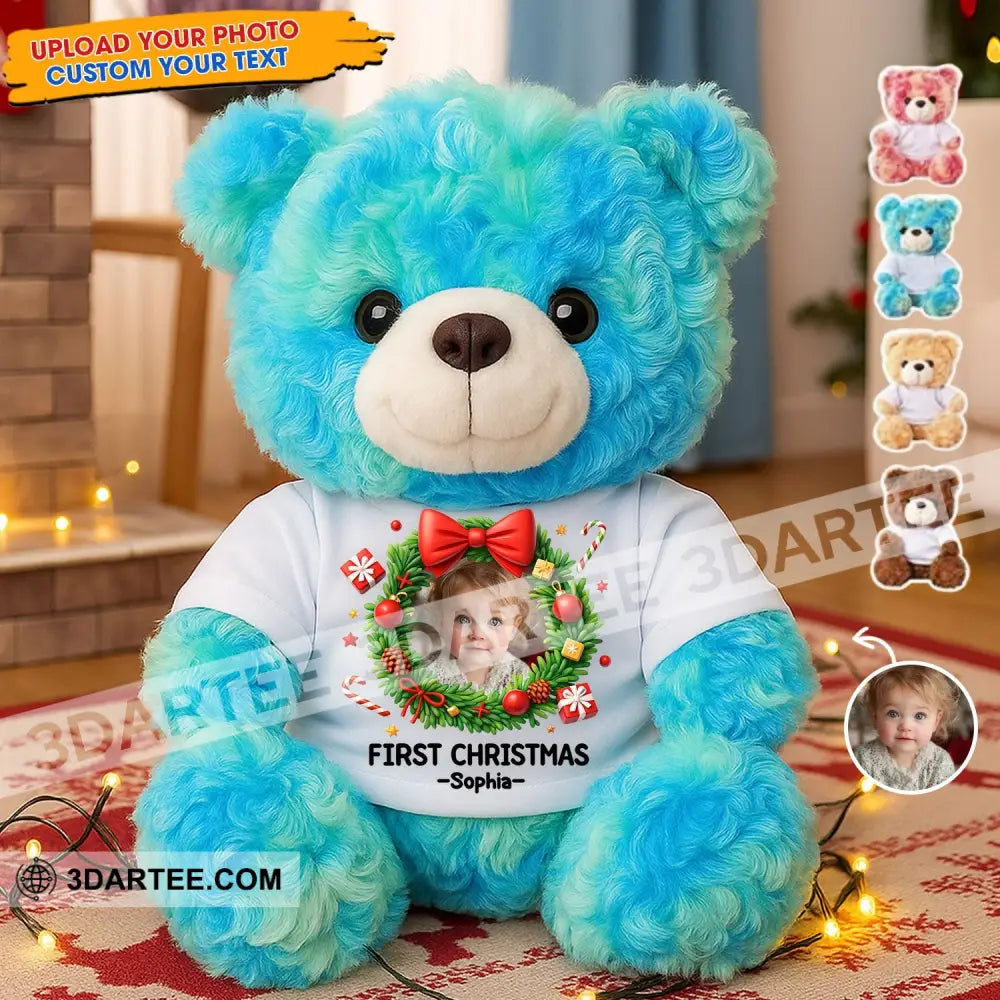 First Christmas Baby Personalized Teddy Bear Shirt Graduate Teddy Bear Shirt