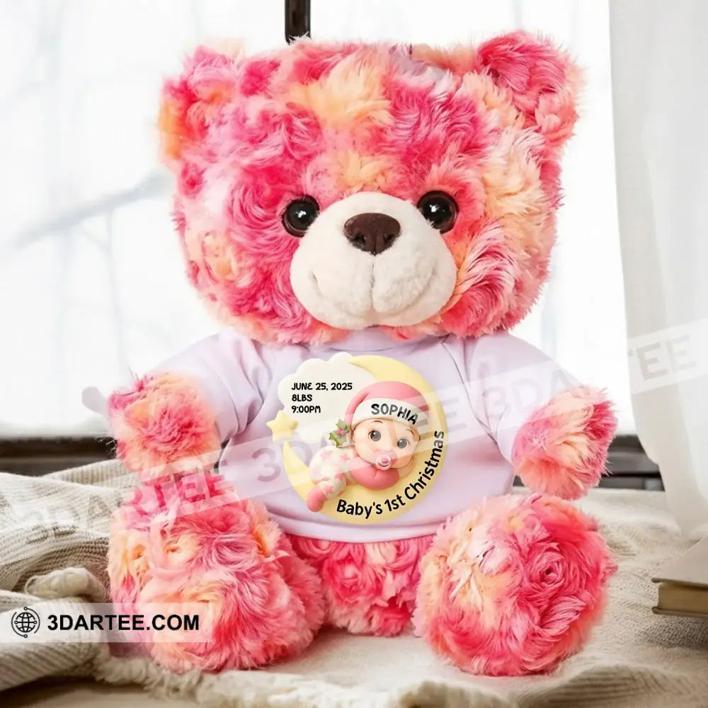 First Christmas Baby Personalized Teddy Bear Shirt Graduate Teddy Bear Shirt