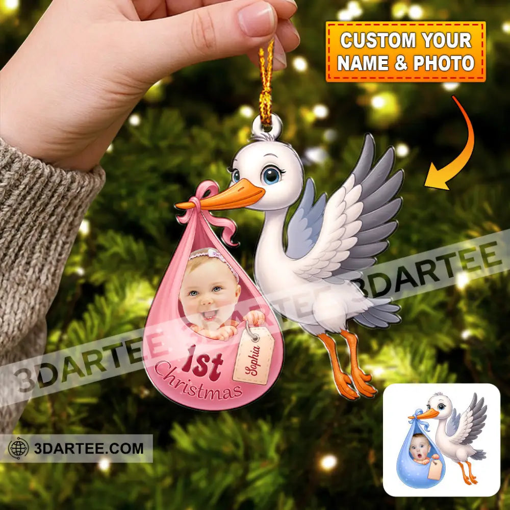 First Christmas Home Decor Christmas Ornament Personalized Ornament 3.54’’ / 1 Ornament Ornament