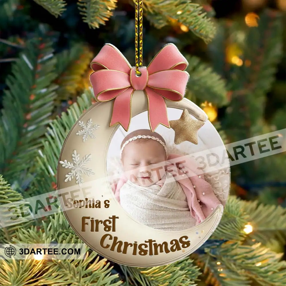 First Christmas Home Decor Christmas Ornament Personalized Ornament Ornament