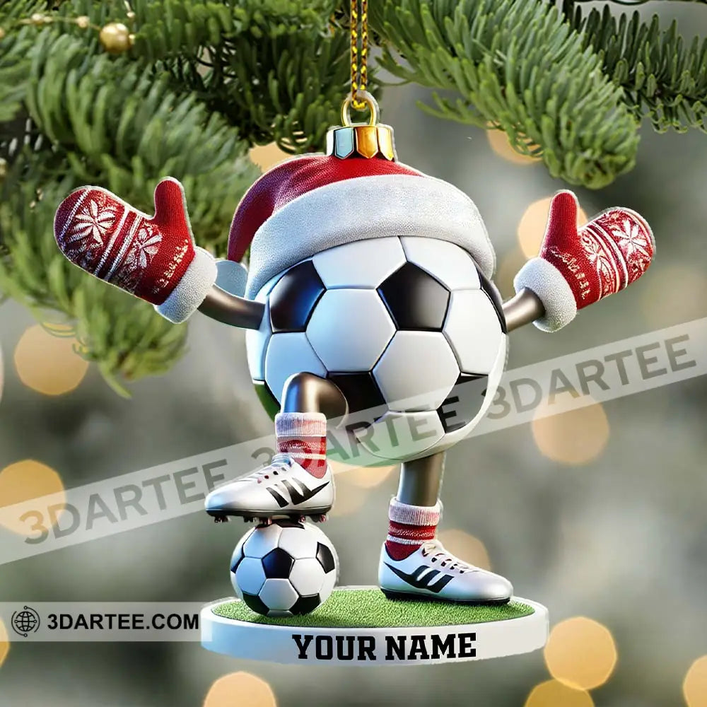Football Ball Christmas Ornament Personalized Ornament Ornament