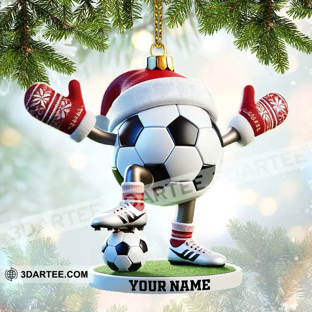 Football Ball Christmas Ornament Personalized Ornament Ornament