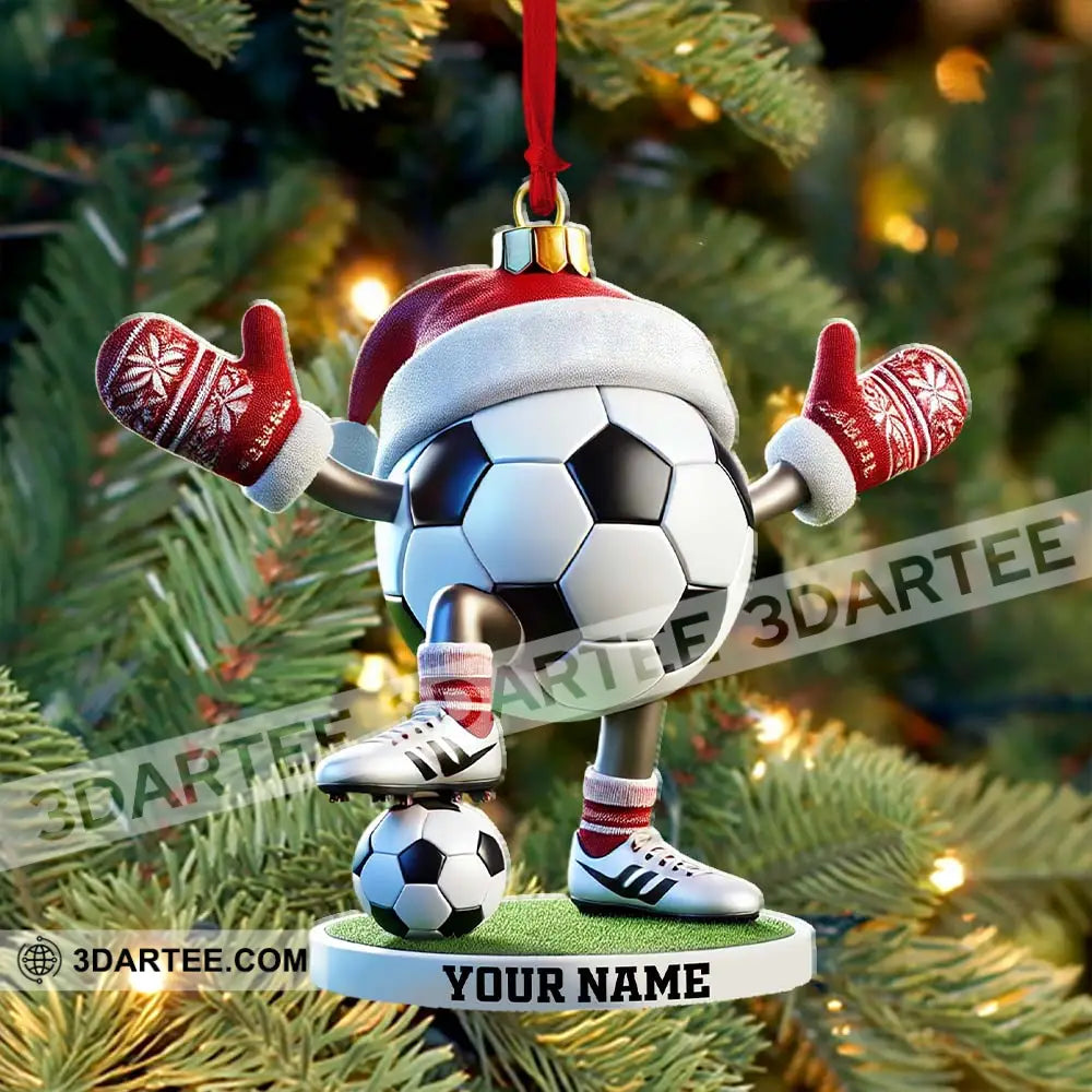 Football Ball Christmas Ornament Personalized Ornament Ornament