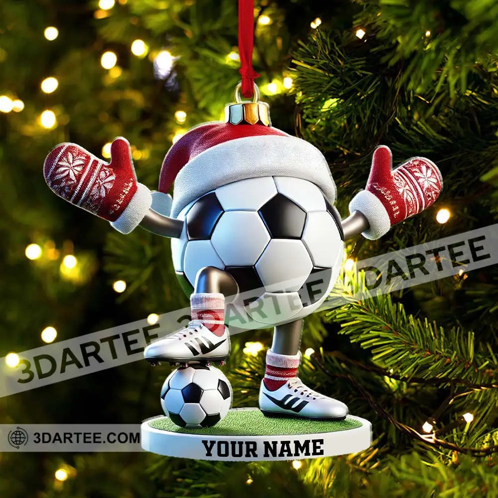 Football Ball Christmas Ornament Personalized Ornament Ornament