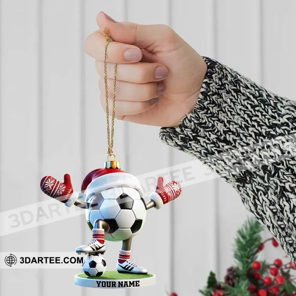 Football Ball Christmas Ornament Personalized Ornament Ornament