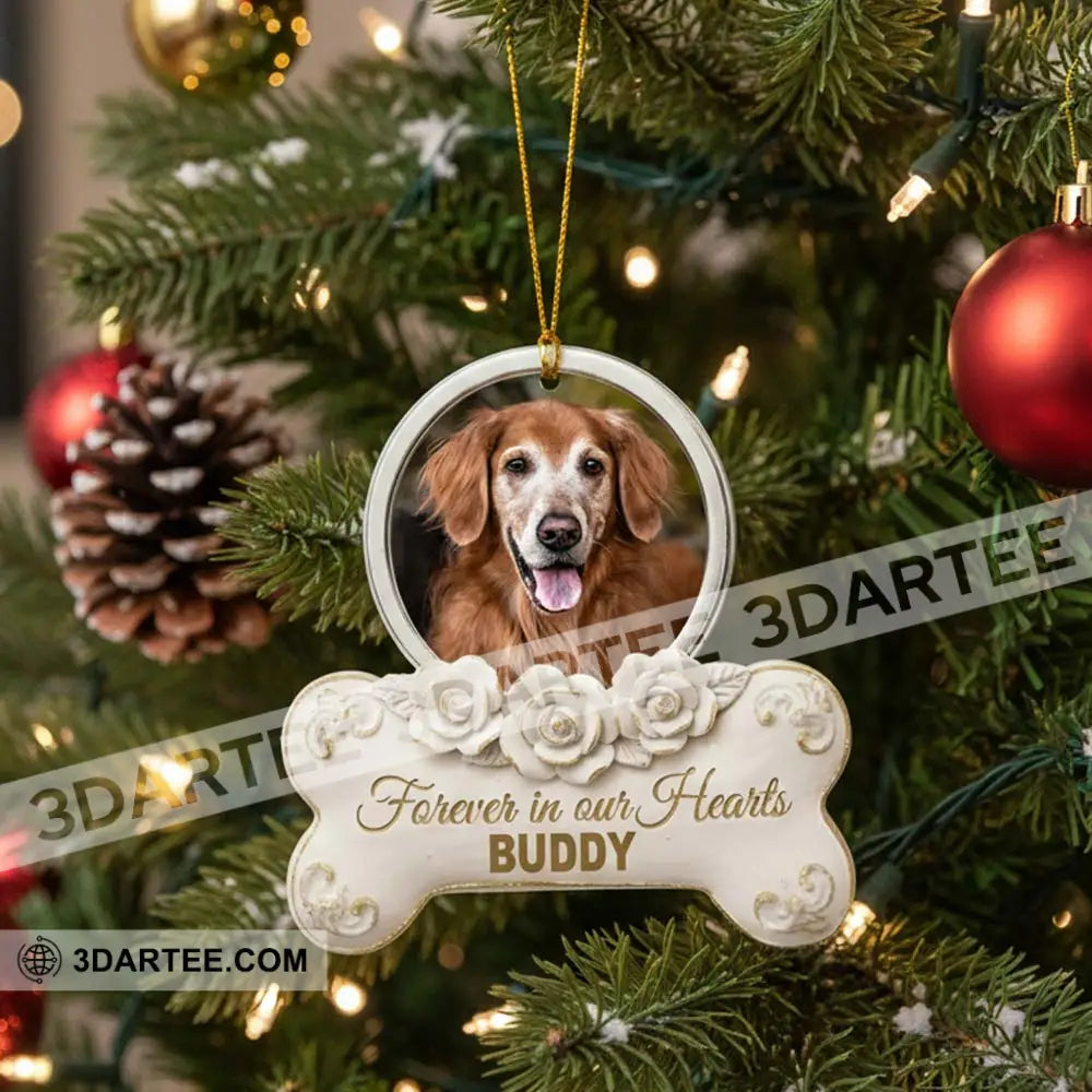 Forever In Our Hearts Memorial Home Decor Christmas Ornament Personalized Ornament Ornament