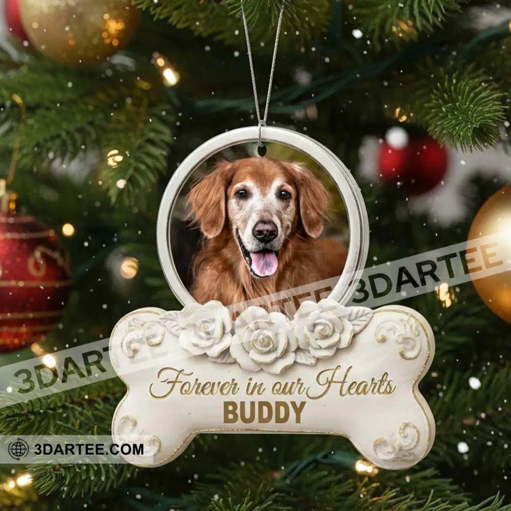 Forever In Our Hearts Memorial Home Decor Christmas Ornament Personalized Ornament Ornament