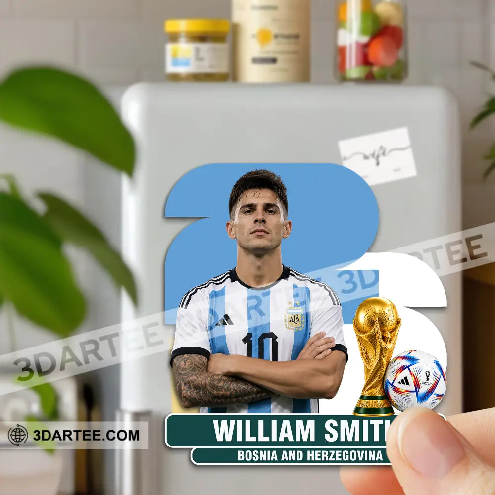World Cup 2026 Fridge Magnet - Personalized Fridge Magnet - Fridge Magnet